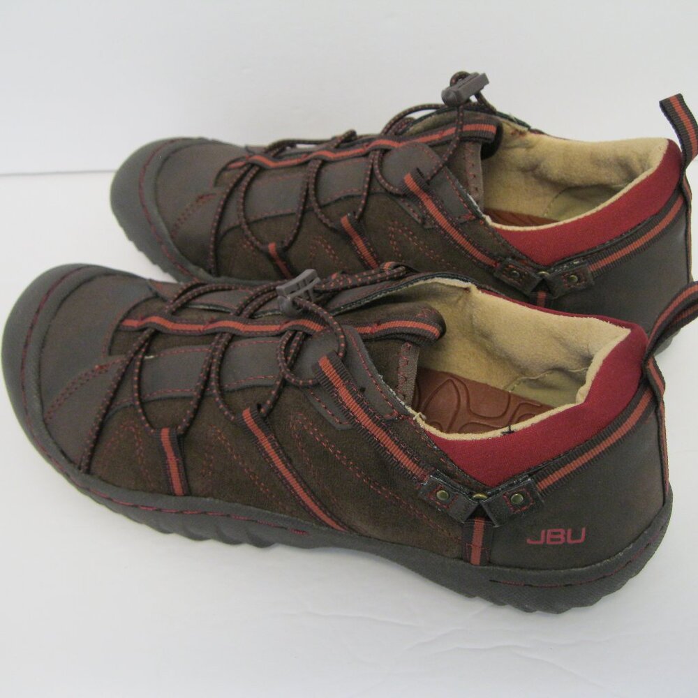 JBU Synergy B2SNG34 Eva Walking Shoes Womens Size 9 M Brown/Red